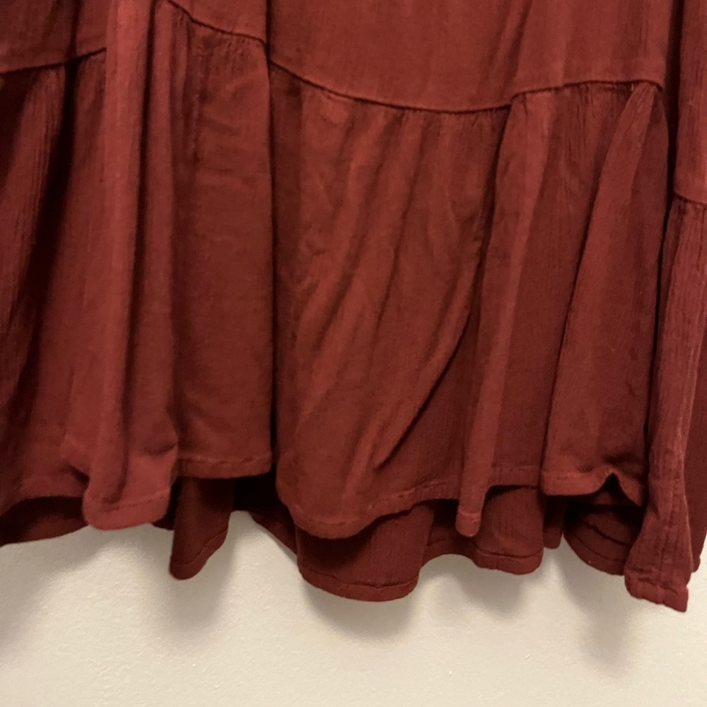 Maroon Casual Dress - Picture 8 of 8